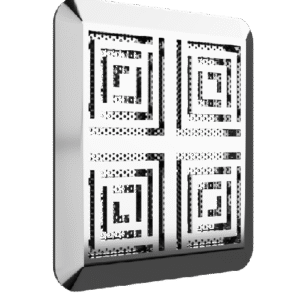 Ralo de Fundo Quadra Anti-turbilhão e Anti-aprisionamento com Difusor de Encaixe