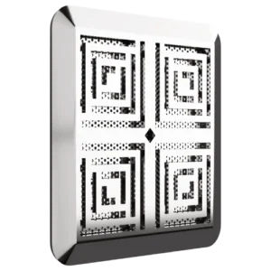 Ralo de Fundo Quadra Anti-turbilhão e Anti-aprisionamento com Difusor de Encaixe